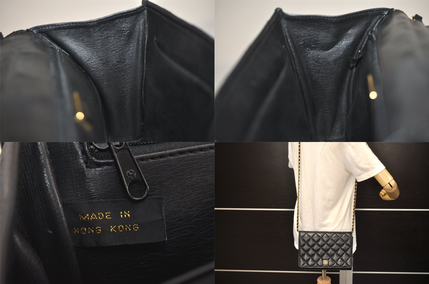 GIVENCHY ジバンシィ キルティング レザー チェーン ショルダークロス 