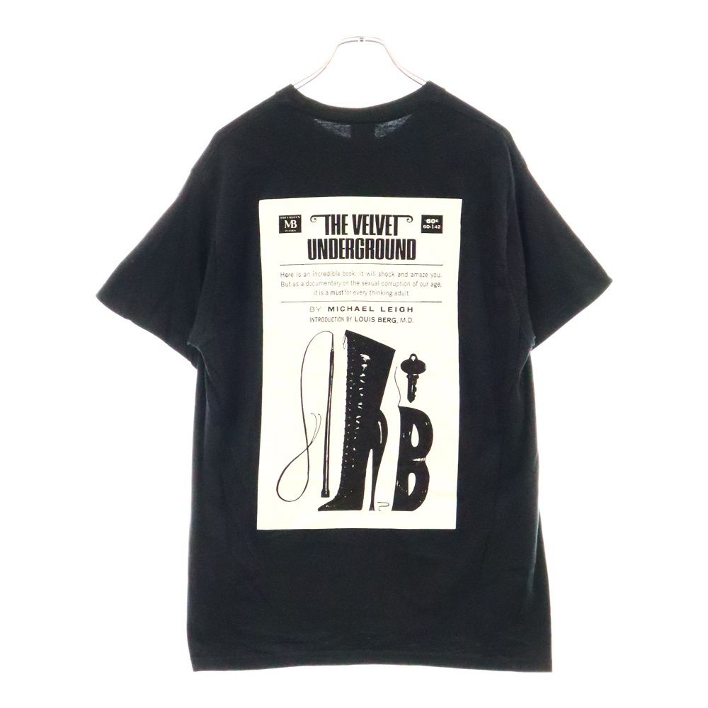 SUPREME (シュプリーム) 19AW The Velvet Underground Tee ヴェルヴェット アンダーグラウンド フォトプリント  クルーネック 半袖Tシャツ カットソー ブラック - メルカリ