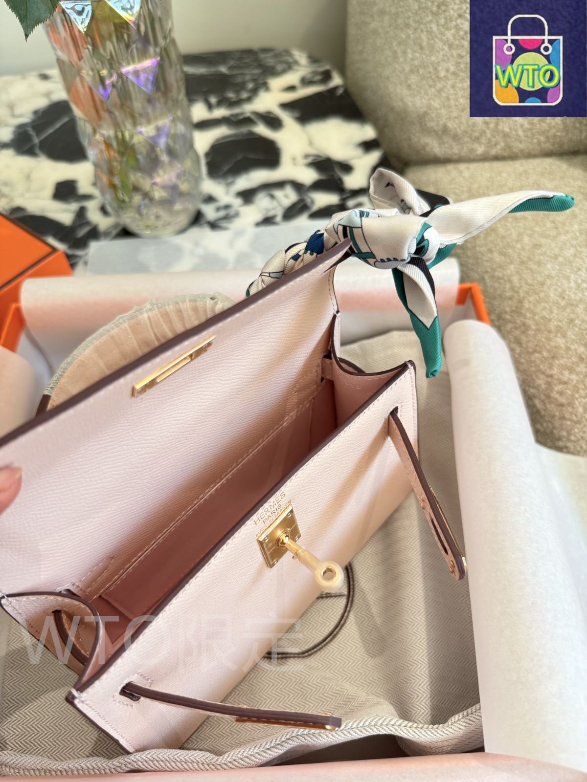 ☆ケリー商品☆ご購入ありがとうございます♪ エルメス ケリードール ヴォーガリバー ブラック シルバー金具