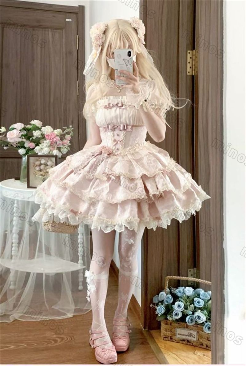 フェミニンな甘ロリプリンセスドレス ?