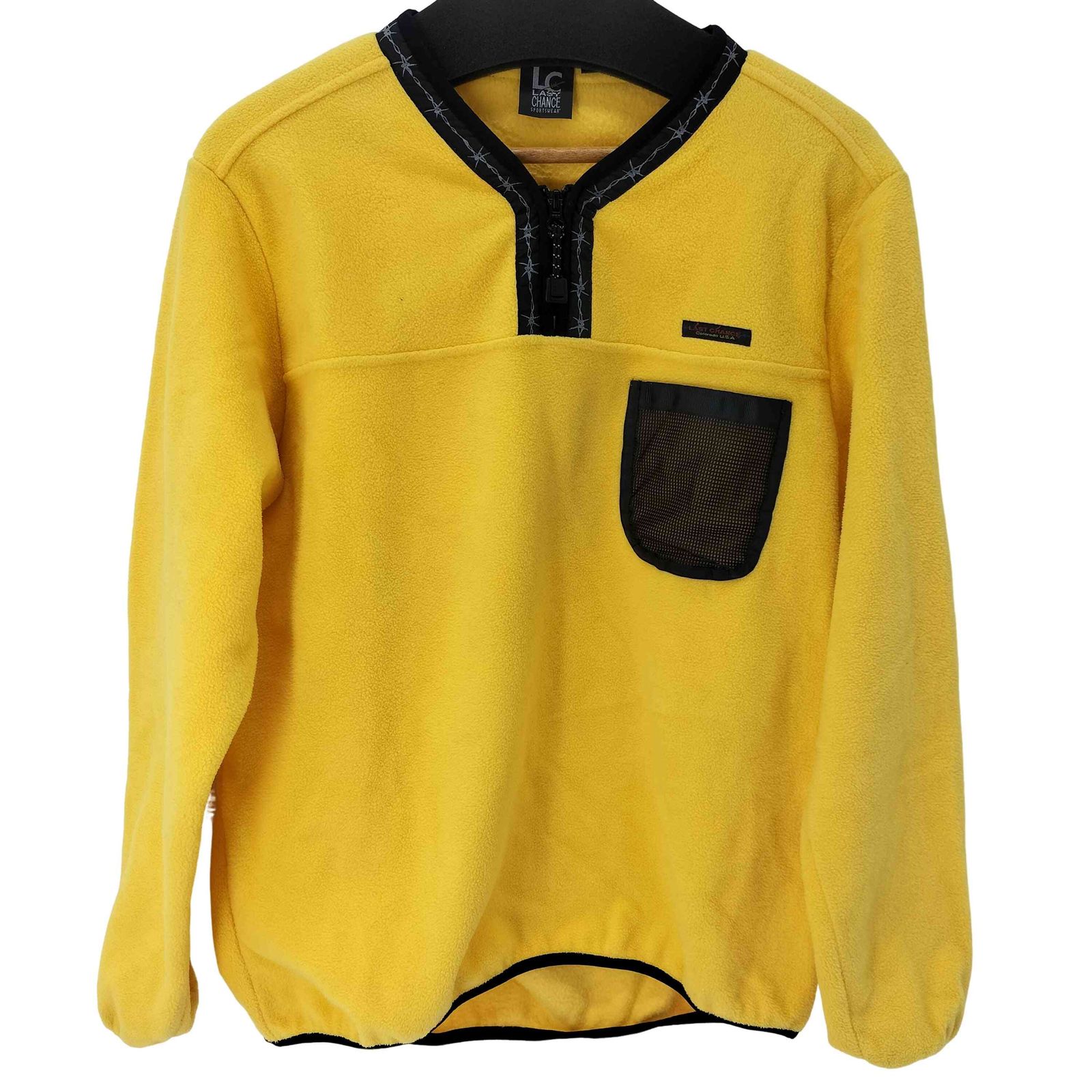 ラストチャンススポーツウェア LAST CHANCE SPORTS WEAR プルオーバーフリースジャケット 有刺鉄線 メンズ import：M 