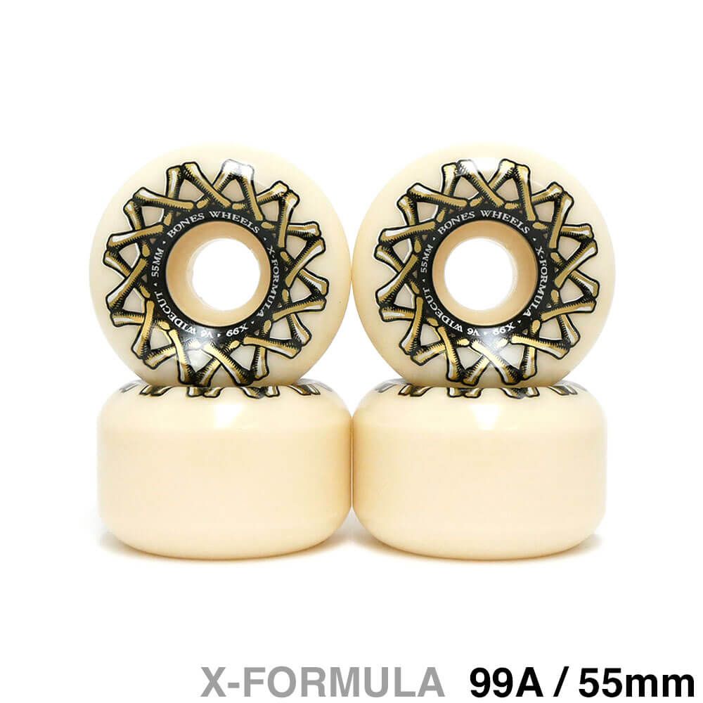 BONES X-FORMULA55㎜99a V6 Bones X-Formula V6 Wide-cut Leaving Wheels 55MM 99A