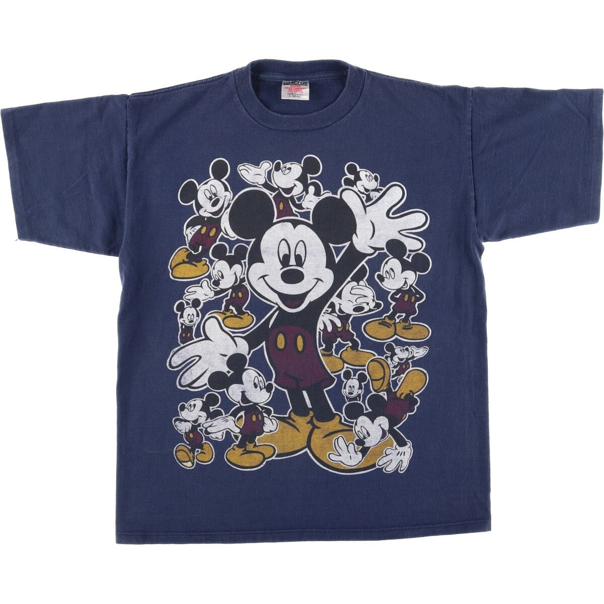古着 90年代 オニータ ONEITA MICKY MOUSE ミッキーマウス キャラクタープリントTシャツ USA製 メンズL ヴィンテージ/eaa442930