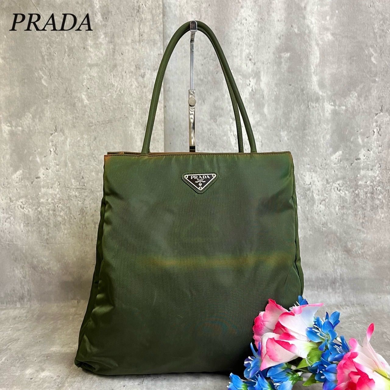 ✨格安✨ PRADA プラダ トートバッグ ハンドバッグ 三角ロゴ