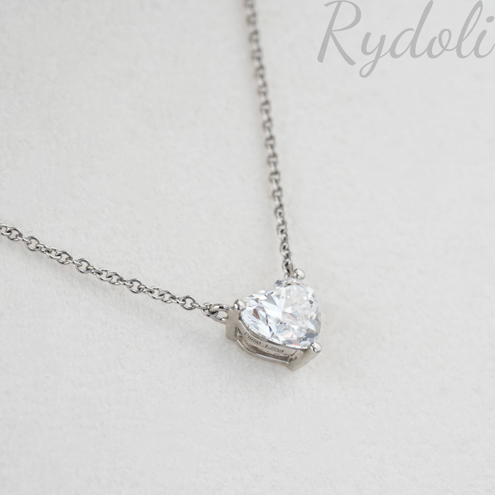 即納発送 PT950 1.22ct ダイヤモンドネックレス ラボグロウン  