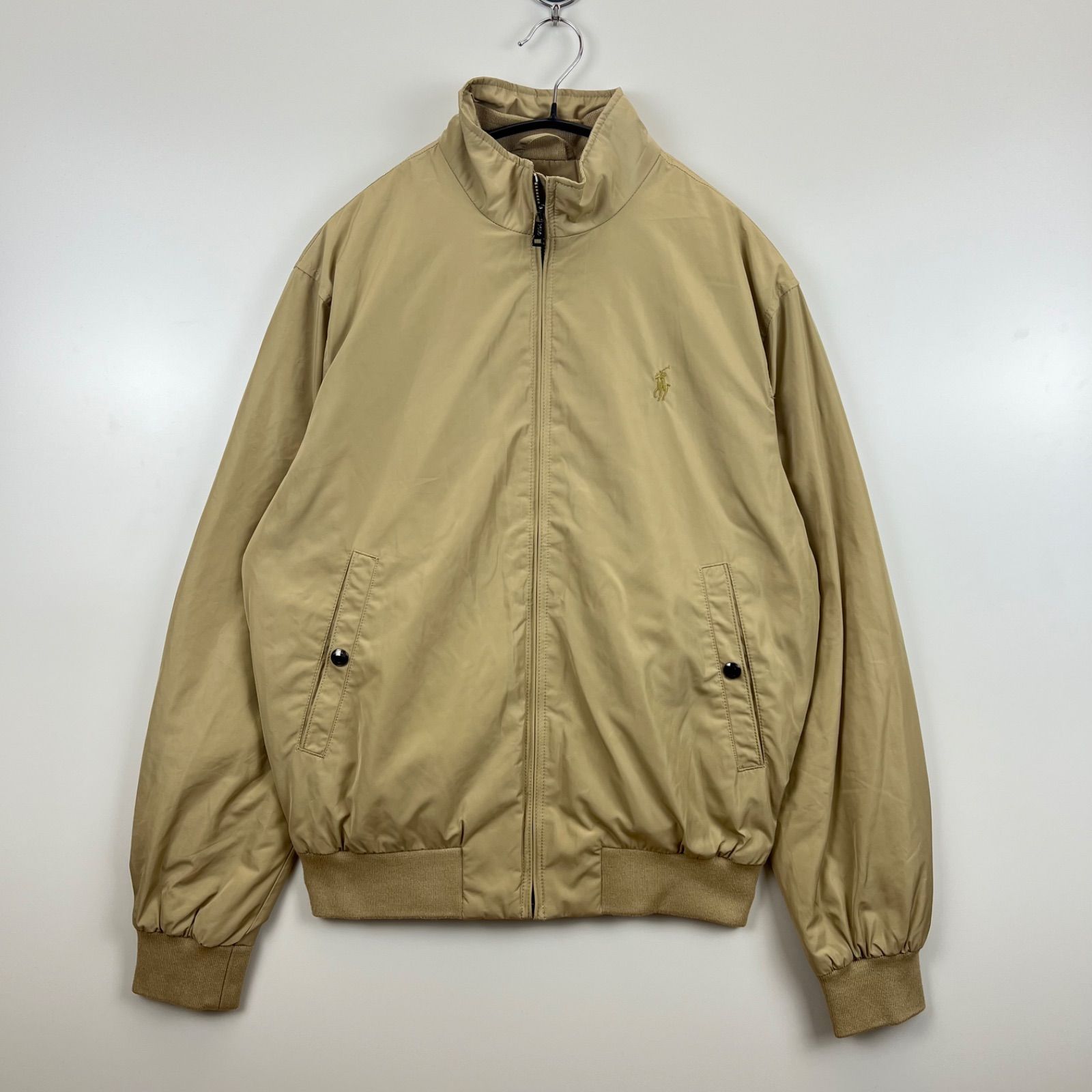 POLO RALPH LAUREN nylon Harrington jacket beige s ポロ ラルフ