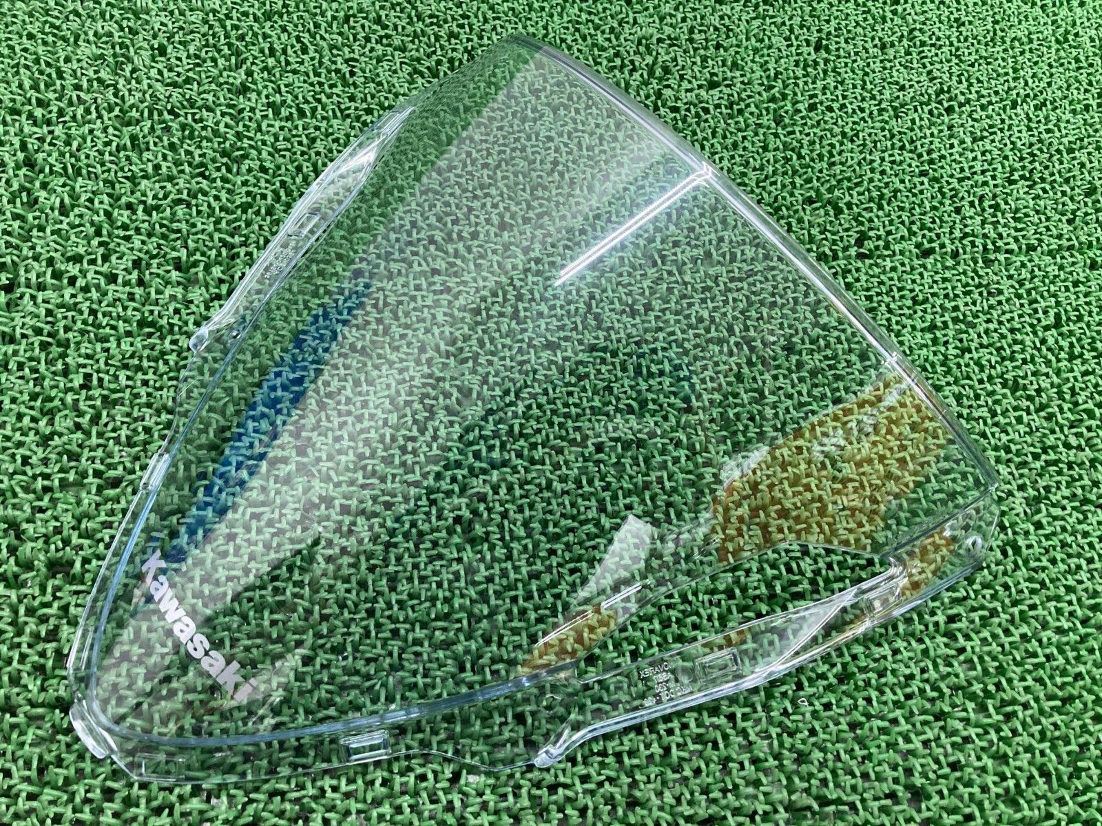 ZX-6R スクリーン 39154-0420 カワサキ 純正 バイク 部品 ZX636J ウインドシールド 割れ欠け無し 品薄 品 Oe