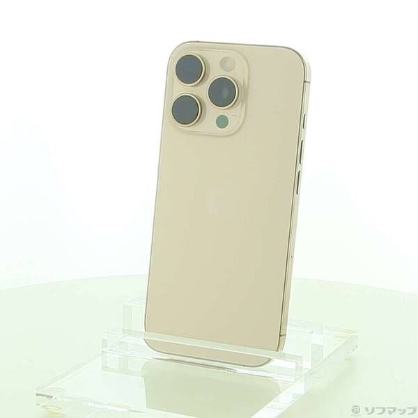 中古品〕 iPhone16 Pro 128GB デザートチタニウム MYMX3J／A SIM