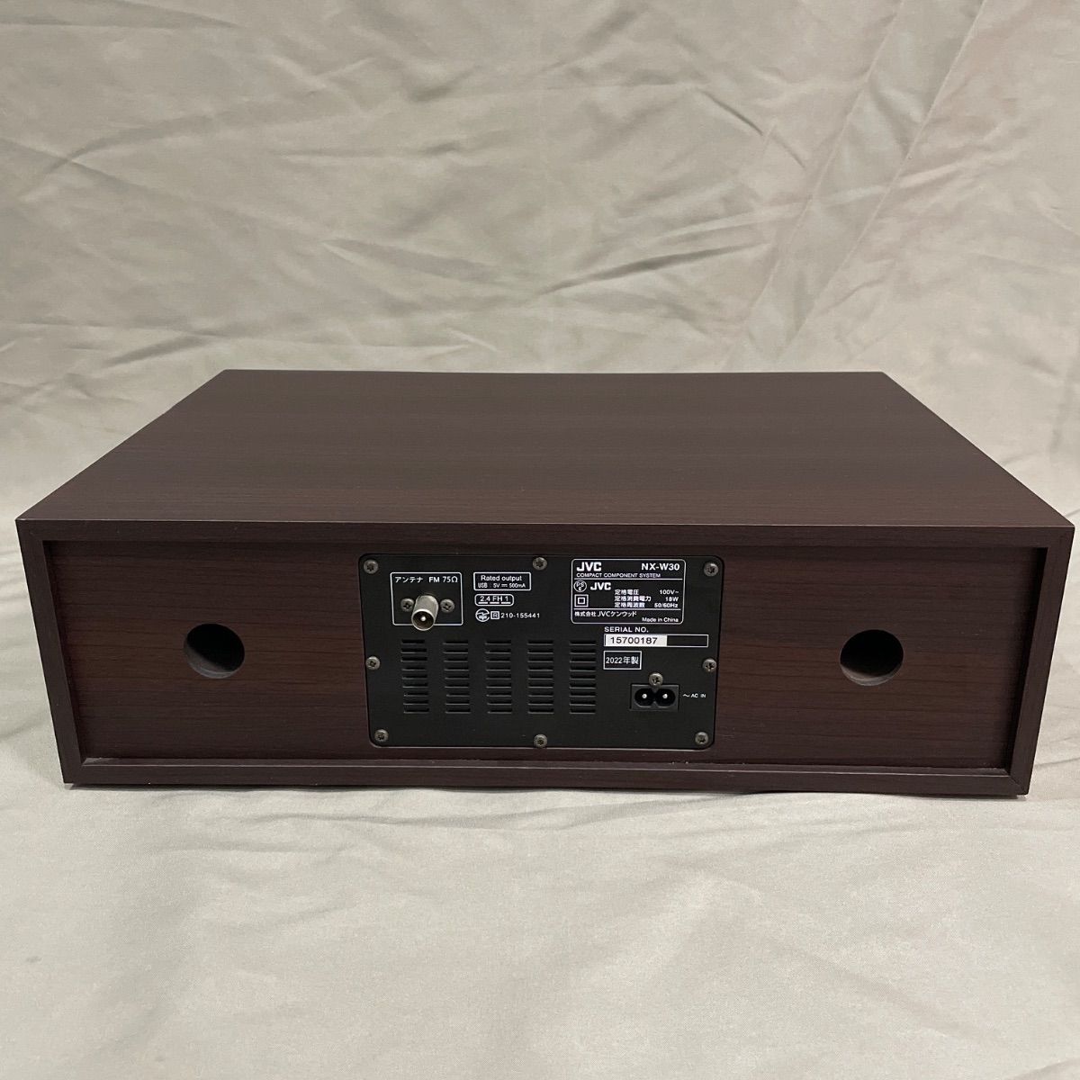 JVC NX-W30 年式新しい2023年製 Bluetooth/CD/USB コンパクト