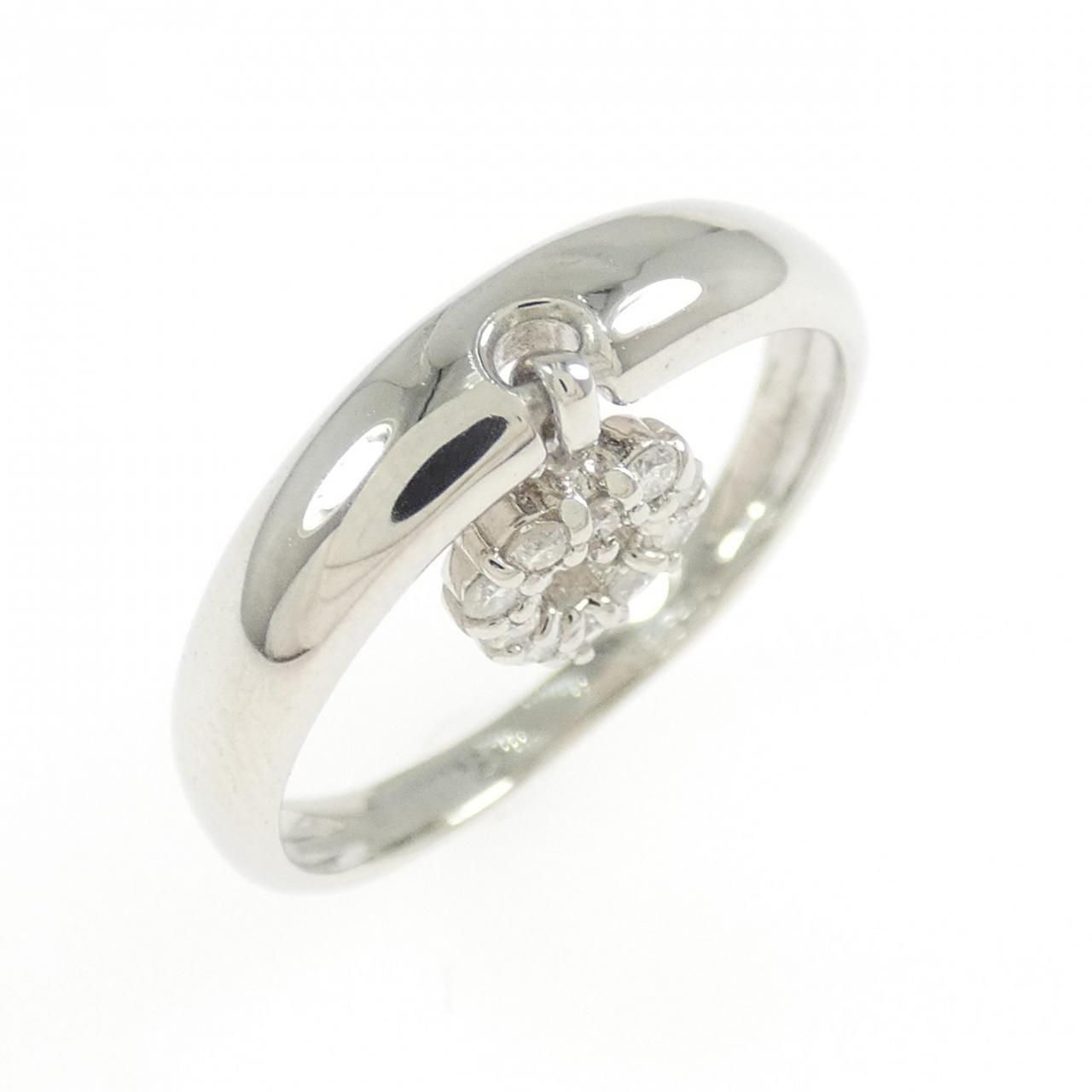 PT900 ハート ダイヤモンド リング 0.08CT