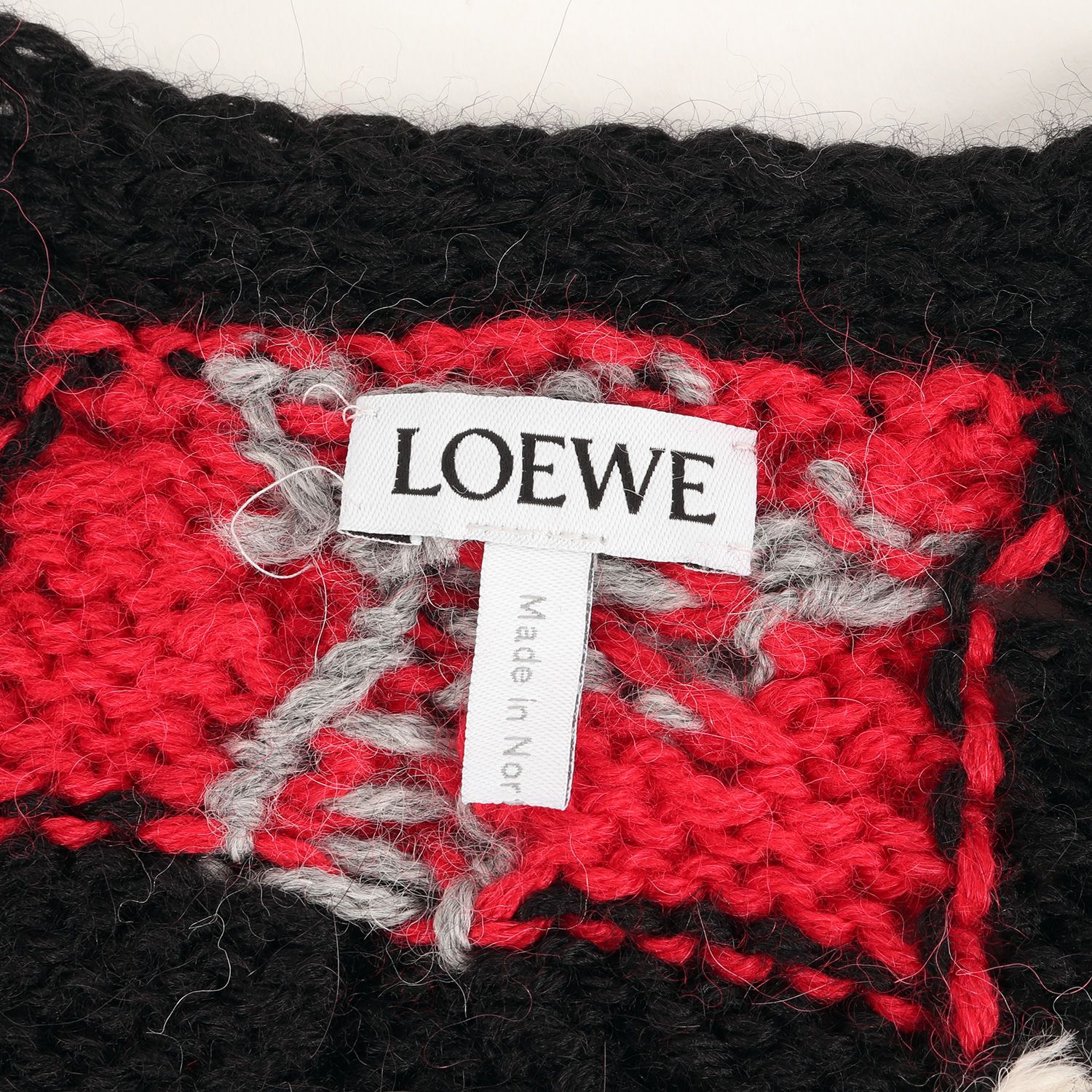 LOEWE ロエベ カーディガン サイズ:S 22SS バック ロゴ ジャガード 