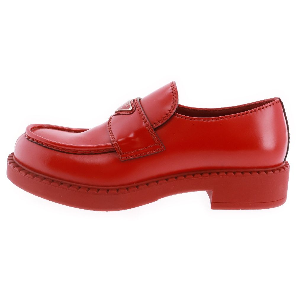 PRADA トライアングルローファー　2de127 PRADA プラダ ローファー 2DE127 055 F0002 メンズ チョコレート