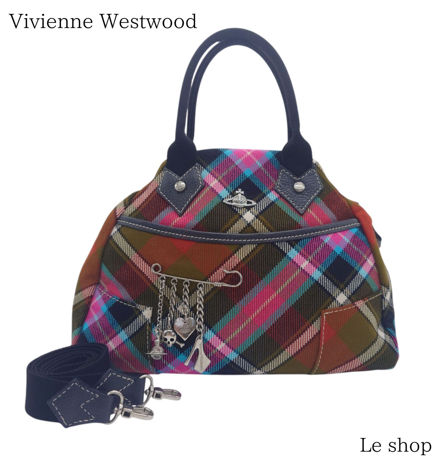Vivienne Westwood チェック柄ハンドバッグ 楽天市場】【バッグ】Vivienne Westwood ヴィヴィアン ウエストウッド