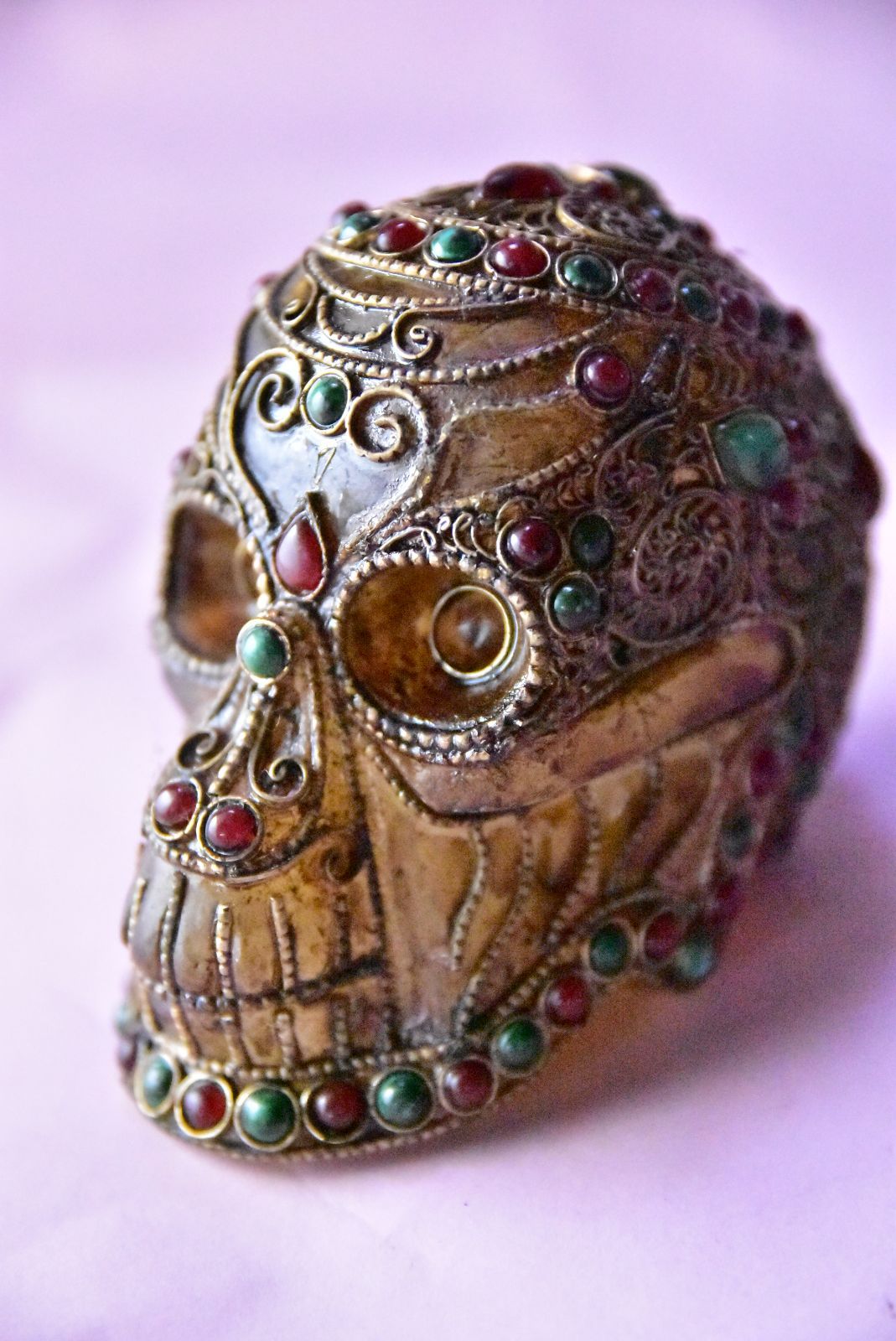 チベタンスカル カパーラ 髑髏 ドクロ ヒマラヤ煙水晶 ヒマラヤン