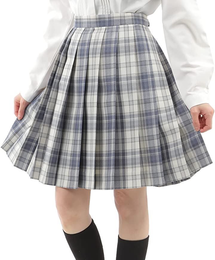 プリーツプリーズ 巻きスカート チェッカーフラッグ柄 4 XL相当 グレー PLEATS PLEASE プリーツプリーズ イッセイミヤケ ラップスカート