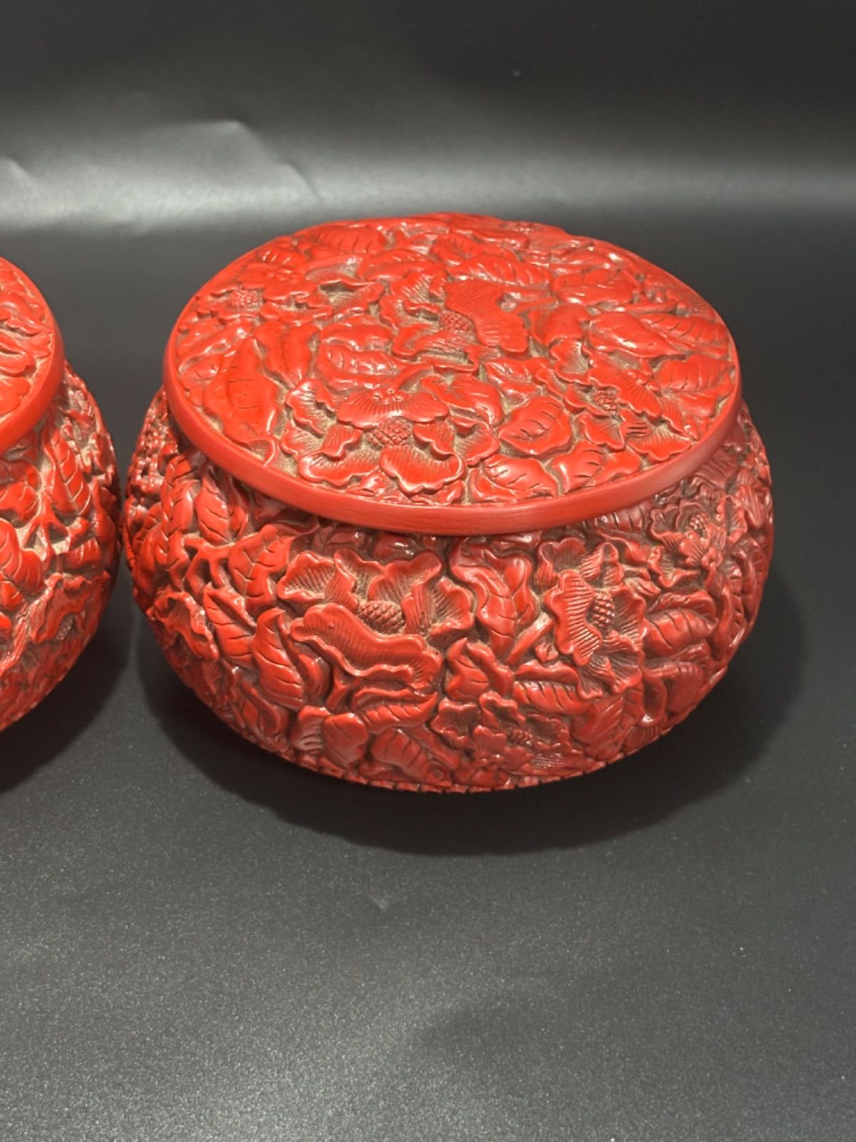 中国美術 香合 ストア 漆器 中国古玩 碁石入れ 漆芸 時代物 茶道具 唐