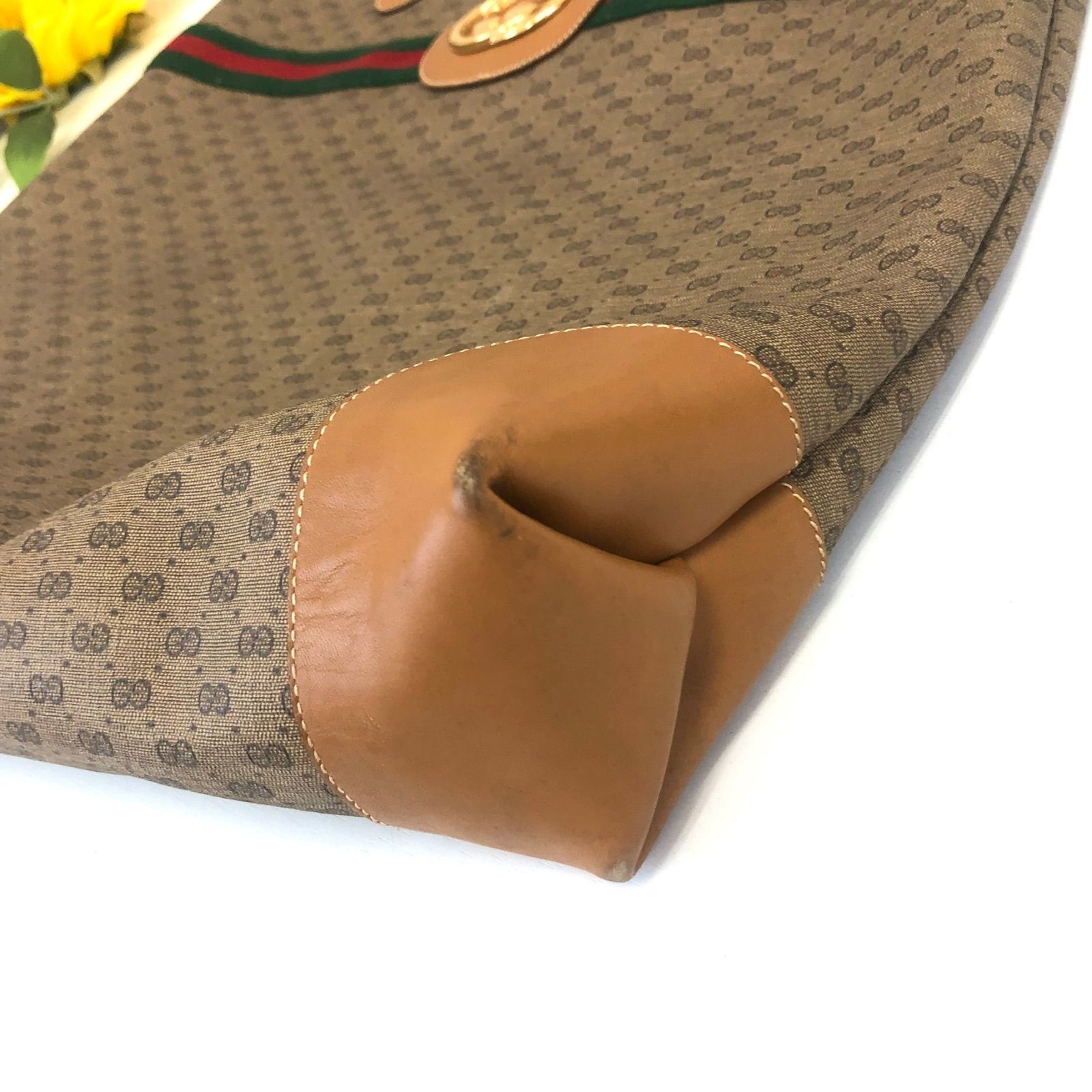 【専用】GUCCI シェリーライン　トートバッグ　マイクロGG GUCCI/オールドグッチ シェリーライン マイクロGG トートバッグ 美品