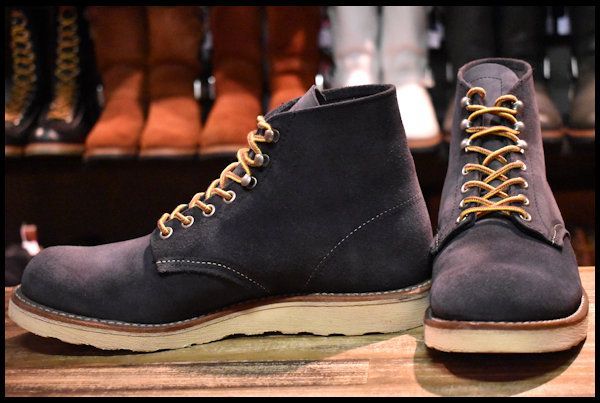 RED WING 8154 BEAMS別注 スエード ネイビー 8D 8D 良品 BEAMS別注 10年】レッドウィング 8154 ネイビー