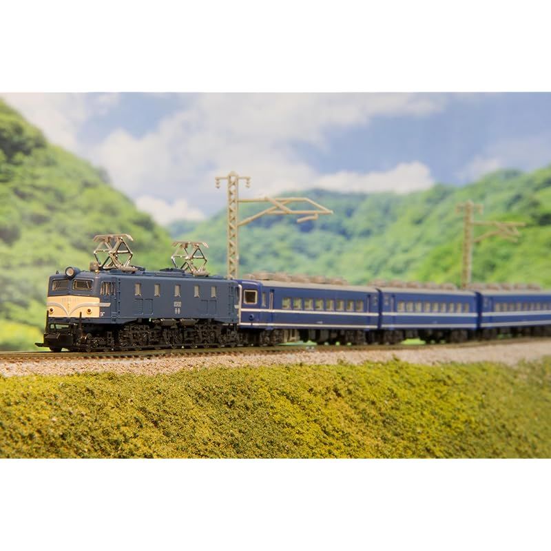 ロクハン Zゲージ 国鉄 EF58形 小窓 127号機 青色 T039-3 鉄道模型 