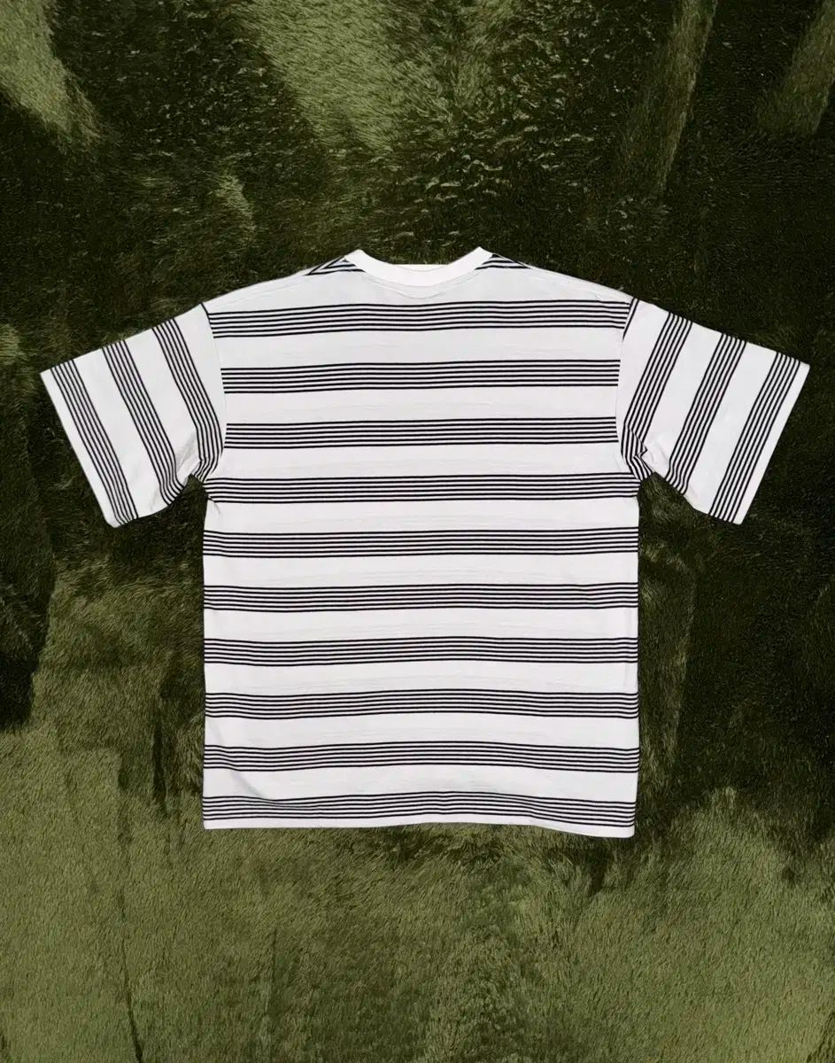 2 8division X BROWNYARD ブラウンヤード ストライプ Tシャツ