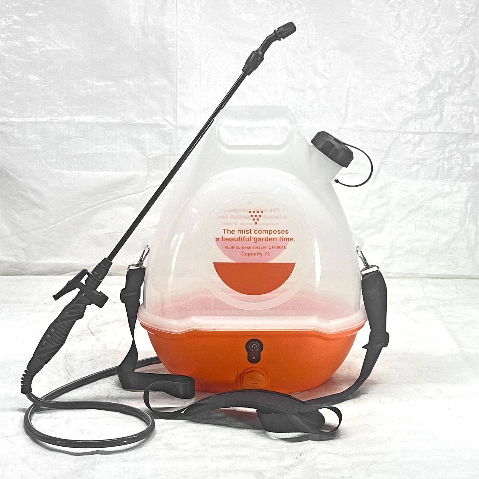 新品】【未使用】 電動噴霧器 噴霧器 7L オレンジ 電動 充電式 