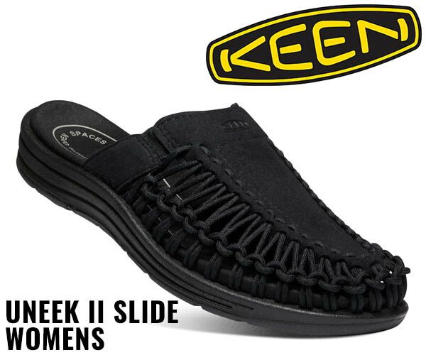 キーン ユニーク 2 スライド ウィメンズ KEEN UNEEK II SLIDE BLACK|BLACK 1022399 レディース サンダル ブラック ミュール