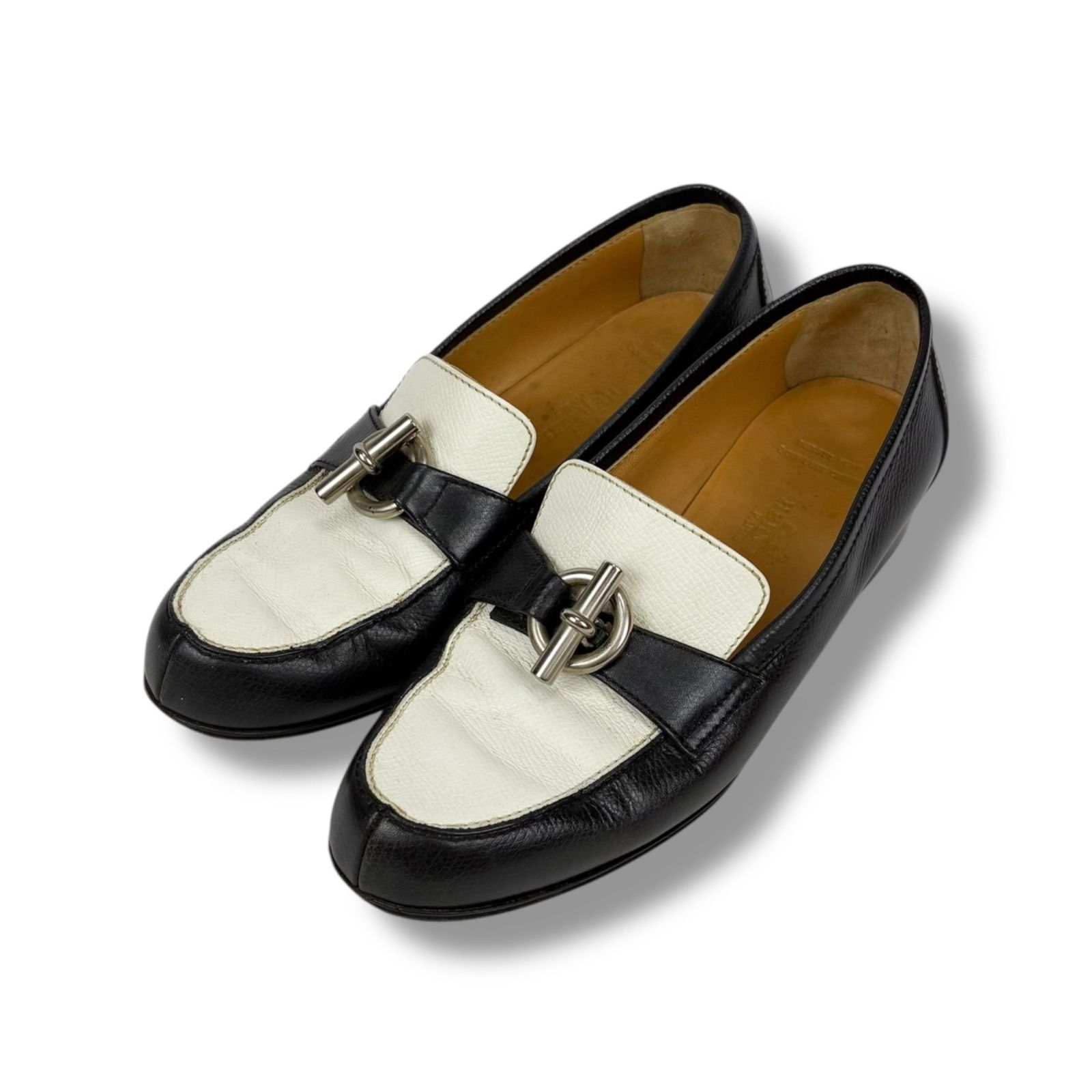 エルメス HERMES シェーヌダンクル ローファー パンプス