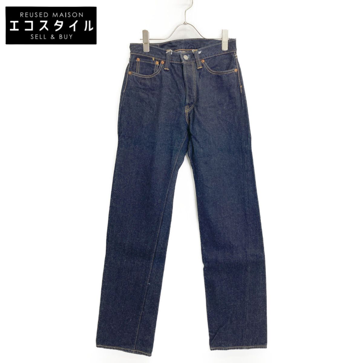 THE FLAT HEAD ザ フラットヘッド 3005 ｲﾝﾃﾞｨｺﾞ 14.5oz ｽﾄﾚｰﾄ ﾃﾞﾆﾑﾊﾟﾝﾂ W29L36