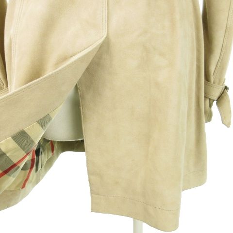 バーバリー ロンドン BURBERRY LONDON ゴートスエードコート 本革 やぎ  