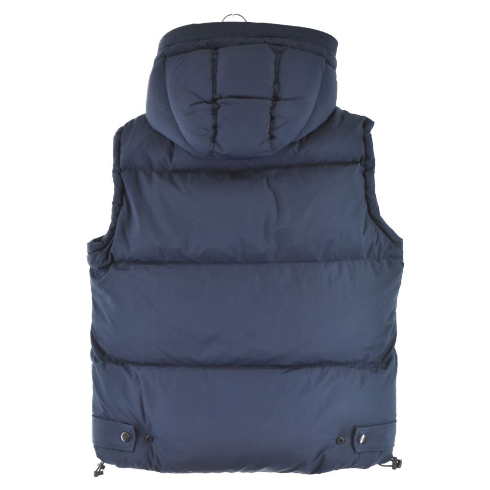 DIESEL 22AW W-ROLF-SL フーデット ダウンベスト DIESEL (ディーゼル) 22AW W-ROLF-SL ロゴワッペン付きフーデッド