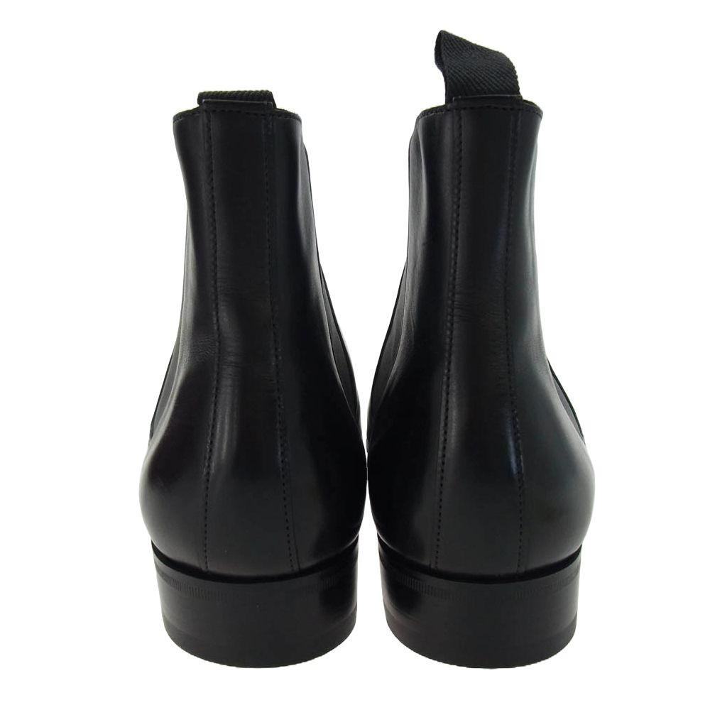 John Lobb ジョンロブ KENSINGTON レザー サイドゴア ブーツ ブラック