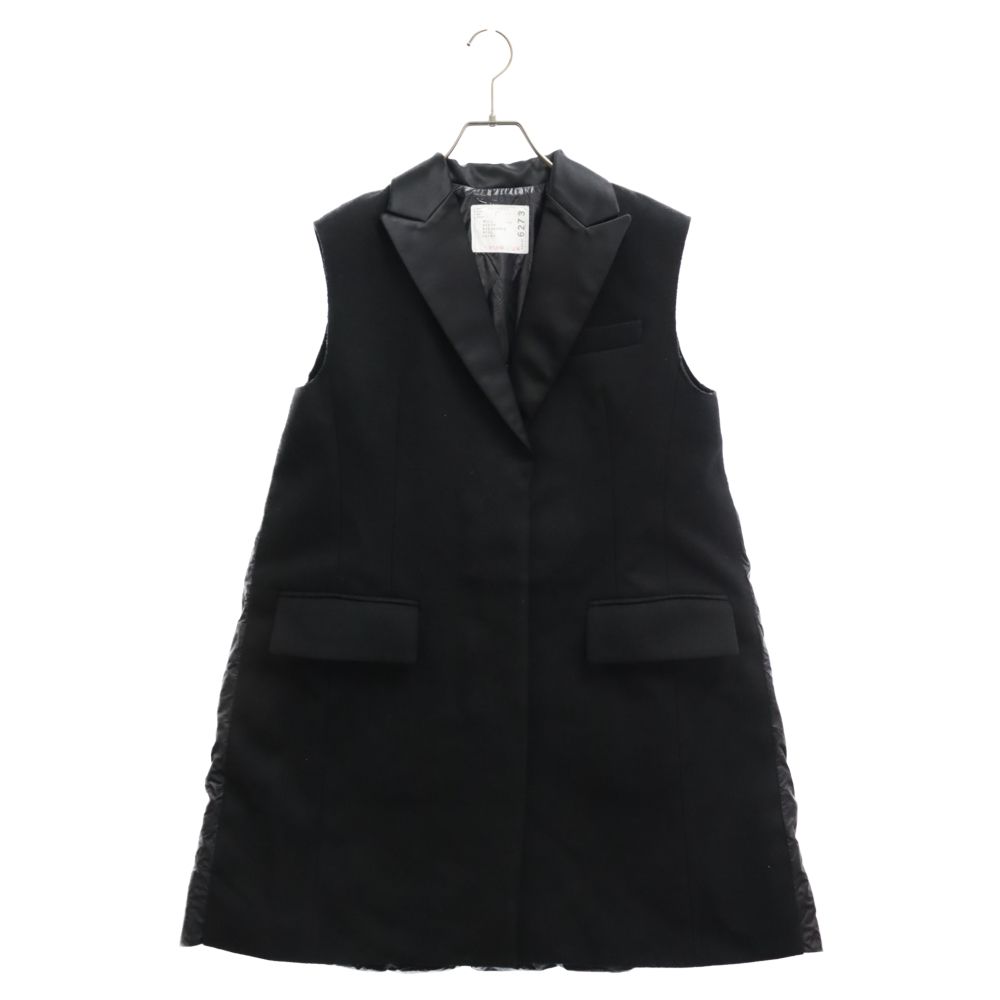 Sacai (サカイ) WOOL MELTON SLEEVELESS PADDED COAT22-06273
