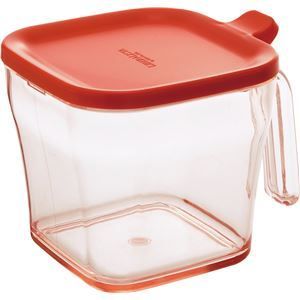 30個セット クックポット|調味料入れ レギュラー レッド 720ml 計量スプーン付き リス リベラリスタ LIBERALISTA