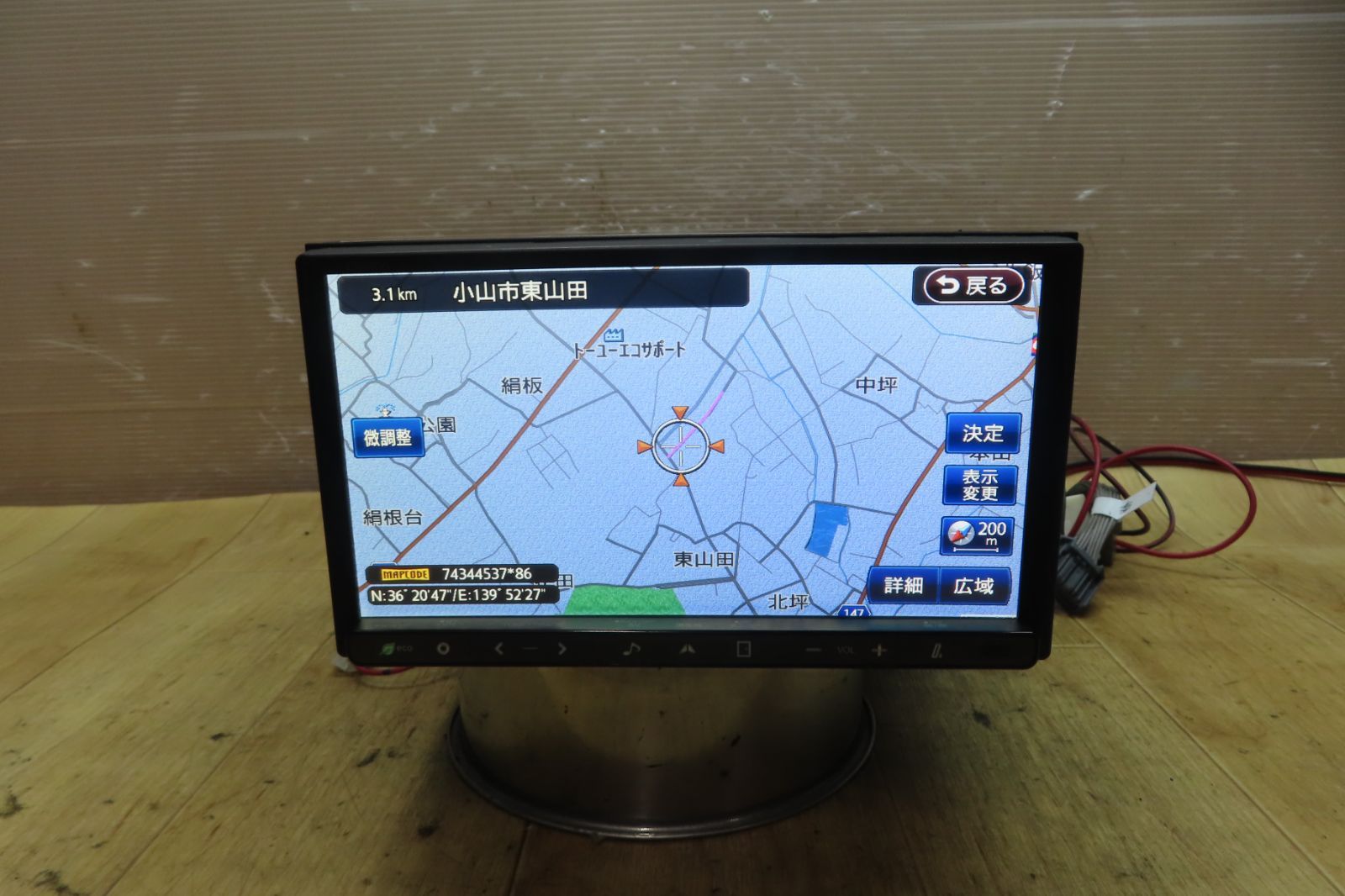 タッチパネル正常☆動作保証付☆F2182/クラリオン NX710 SDナビ