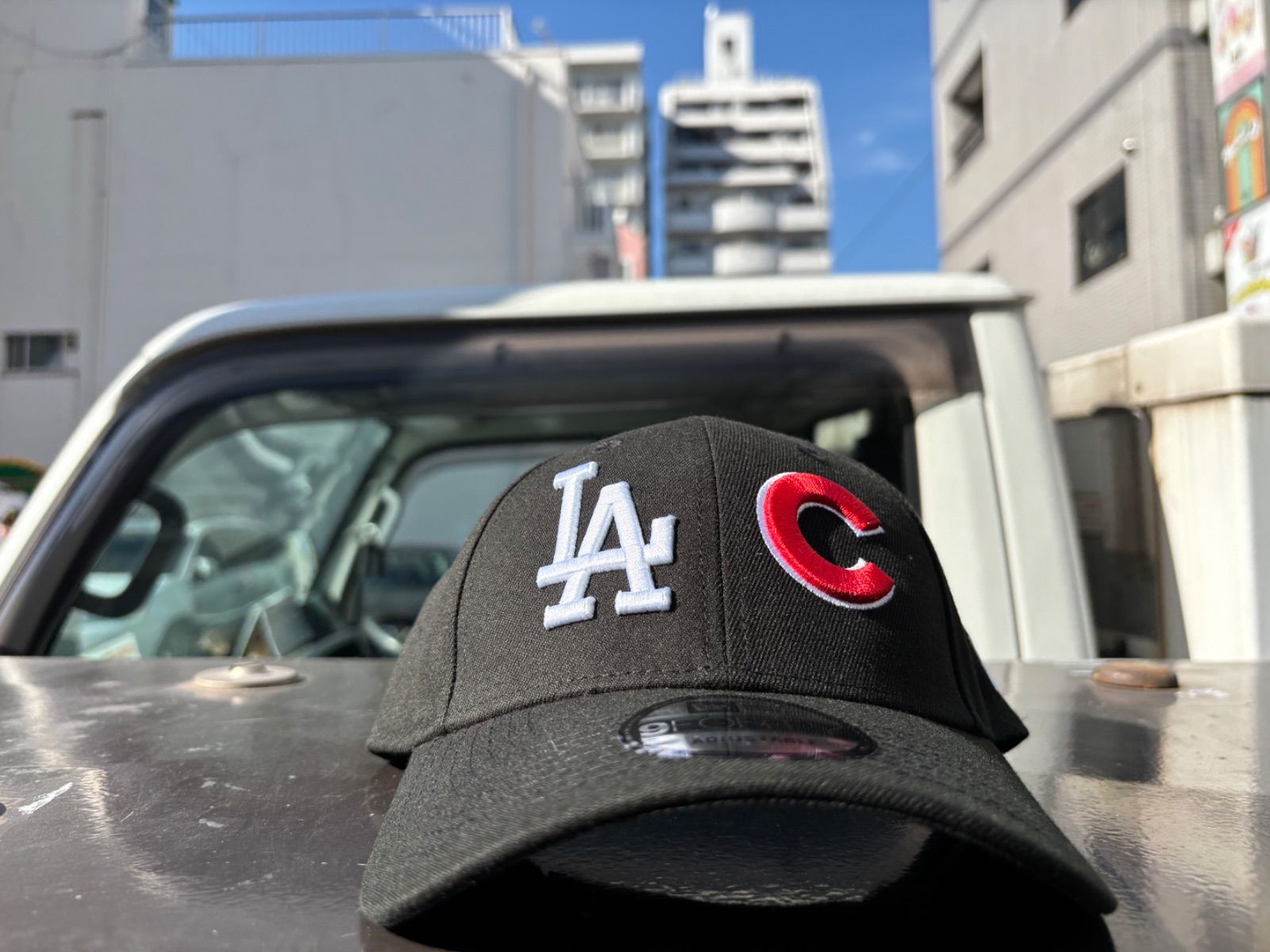 NEW ERA 9FORTY MLB TOKYO SERIES 2025 ロサンゼルス・ドジャース シカゴ・カブス ブラック ¥4620 ＋ 送料¥550
