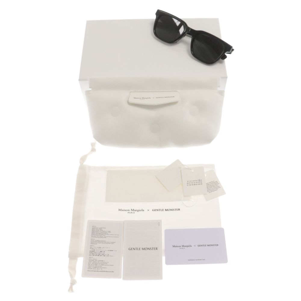 Maison Margiela × GENTLE MONSTER mm110 Gentle Monster Maison Margiela Square Sunglasses Black (MM110 01