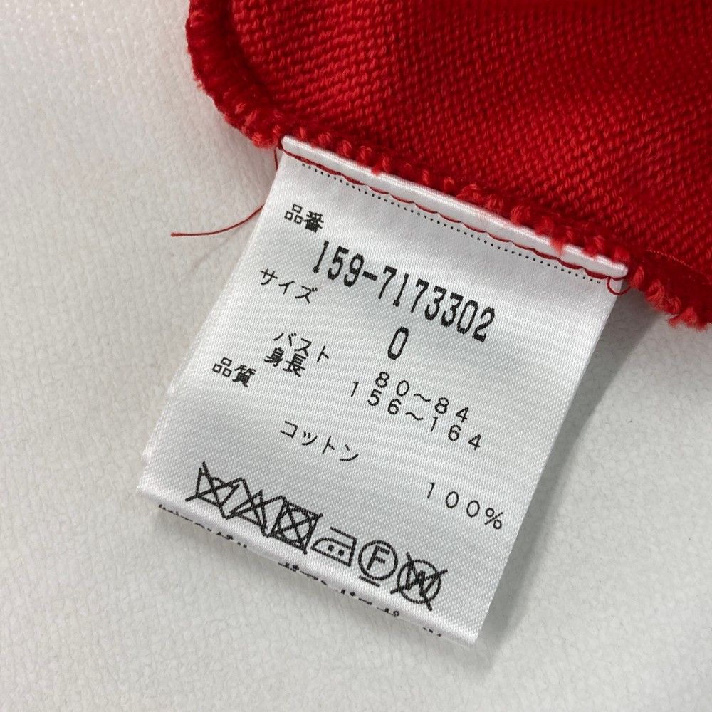 サイズ：0 MASTER BUNNY EDITION マスターバニーエディション  ニットベスト  レッド系 [240101442978] ゴルフウェア レディース ストスト サイズ：0 MASTER BUNNY EDITION マスターバニーエディション