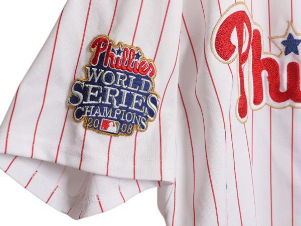 USA製 MLB オフィシャル Majestic フィリーズ ベースボール シャツ メンズ XXL / ユニフォーム ゲームシャツ メジャーリーグ 大リーグ 限定 お得なクーポン配布中!】 USA製 フィリーズ ベースボール シャツ
