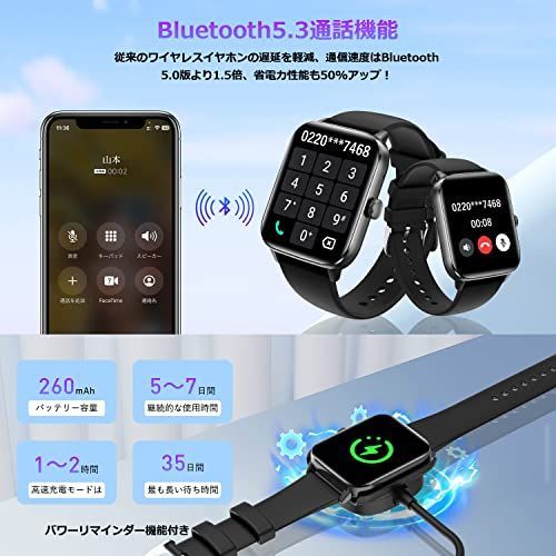 スマートウォッチ 【Newluck 2023年5月発売NEWモデル】 Smart Watch