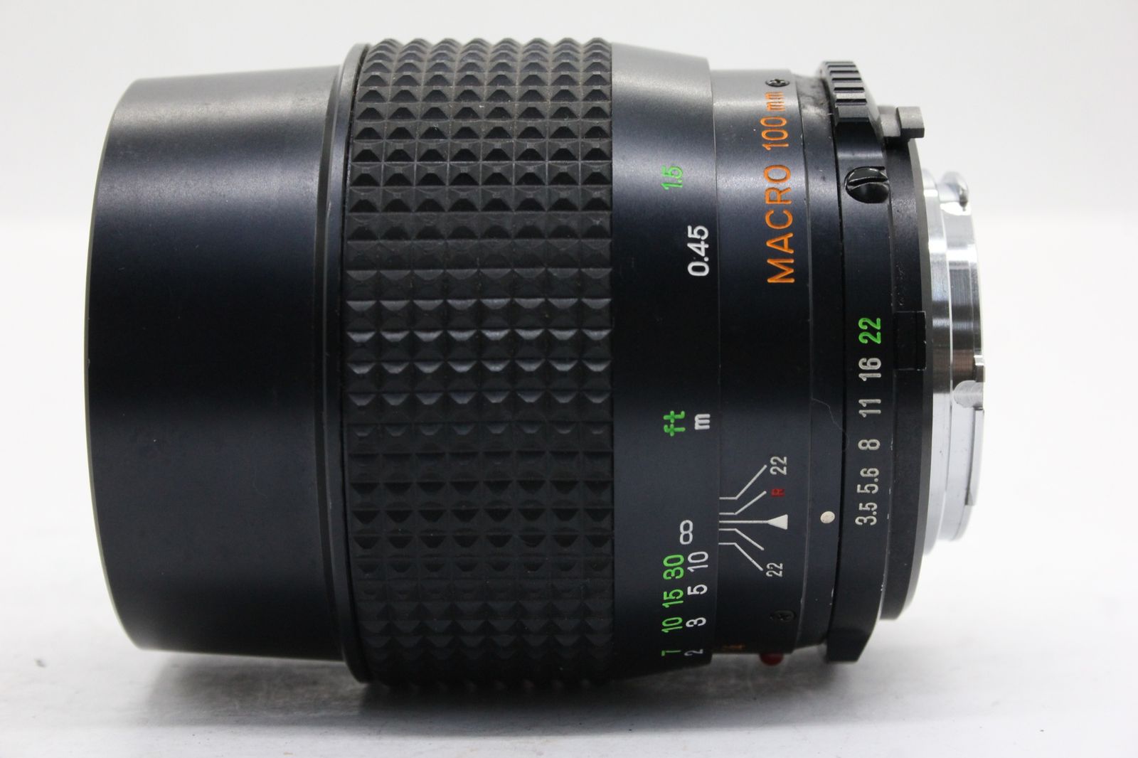極上品 【返品保証】 ミノルタ Minolta MD MACRO 100mm F4 前後 
