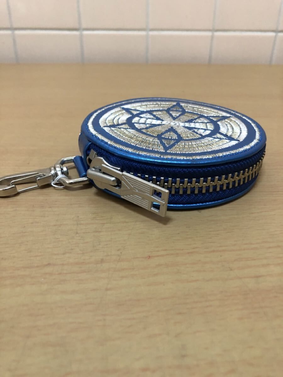 小物入れ メタリックブルー