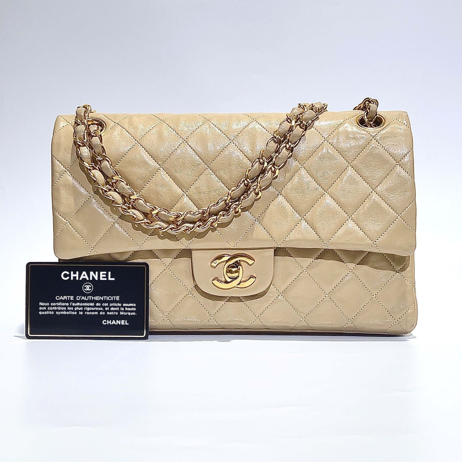 CHANEL シャネル マトラッセ 25 Wフラップ チェーンショルダーバッグ 