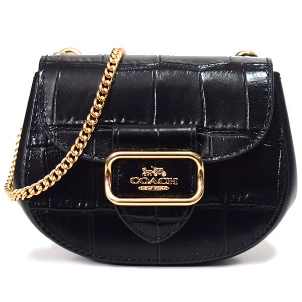 コーチ カードケース COACH クロコダイル エンボスドレザー モーガン 