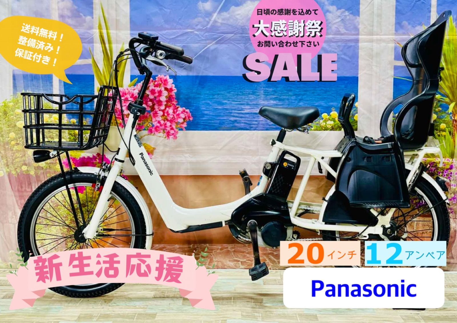 パナソニックGyutto Annys電動アシスト自転車20インチ 王様 ギュット