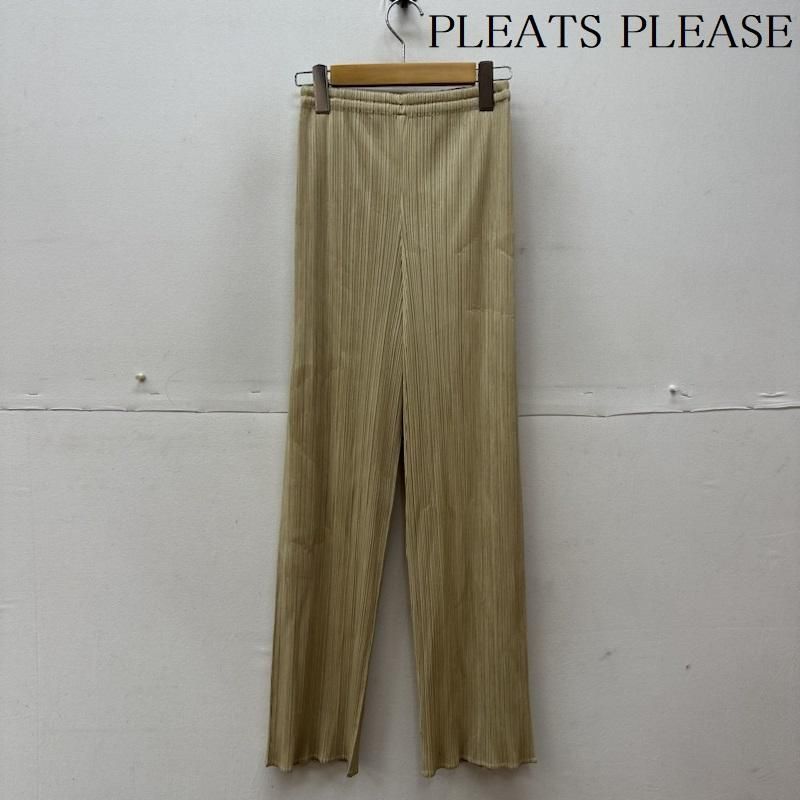PLEATS PLEASE プリーツプリーズ パンツ スラックス ISSEY MIYAKE プリーツ ストレート パンツ PP04-JF643