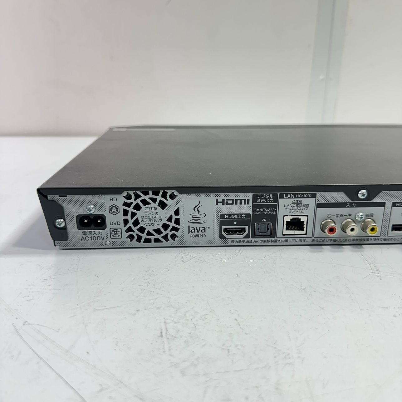 動作品】SONY/ソニー ブルーレイレコーダー BDZ-ET2100 初期化済み J2