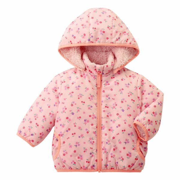 ミキハウス ポケットビスケッツ / ボアフリース リバーシブル中綿ジャンパー ○30％OFFセール○ミキハウス ホットビスケッツ mikihouse