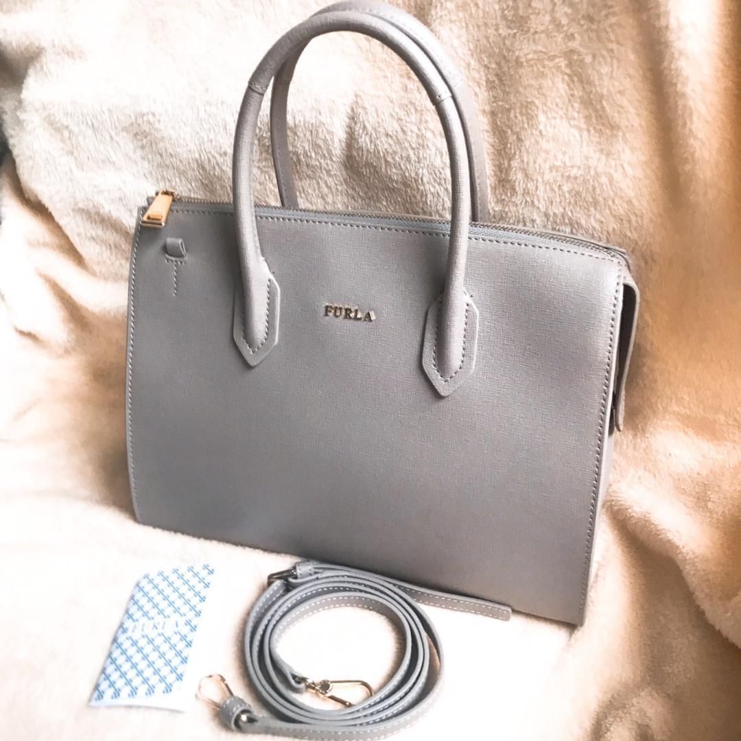 ほぼ新品未使用❗️】FURLA フルラ ショルダーバッグ 2way グレージュ