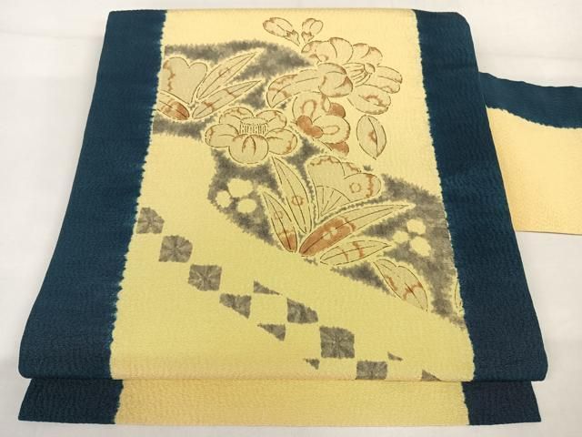平和屋着物○摺型友禅 京都 多ち花 九寸名古屋帯 辻が花 逸品  