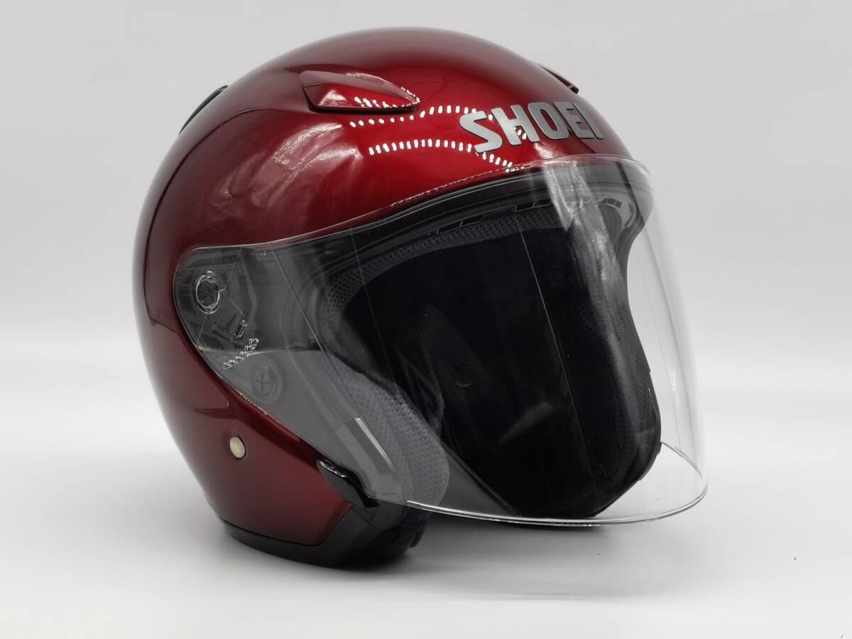 SHOEI J-FORCEⅢ ショーエイ ジェットヘルメット ワインレッド SHOEI